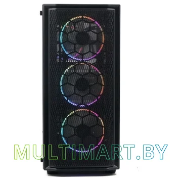 Корпус Powercase Alisio Mesh M3 Black ARGB (CASMB-A3) картинка 3